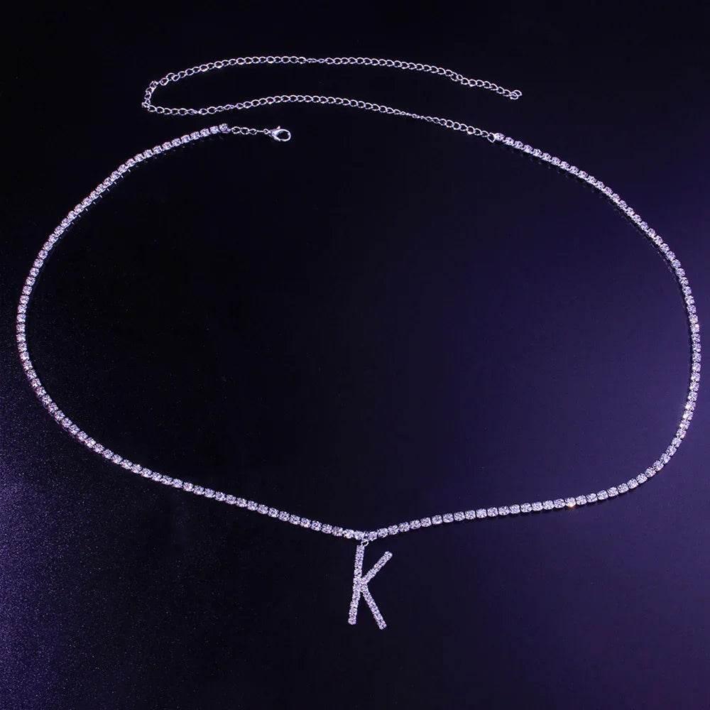 Women's Nightclub Shiny Rhinestone Waist Chain – Glamorous Accessory - ZA-Zola