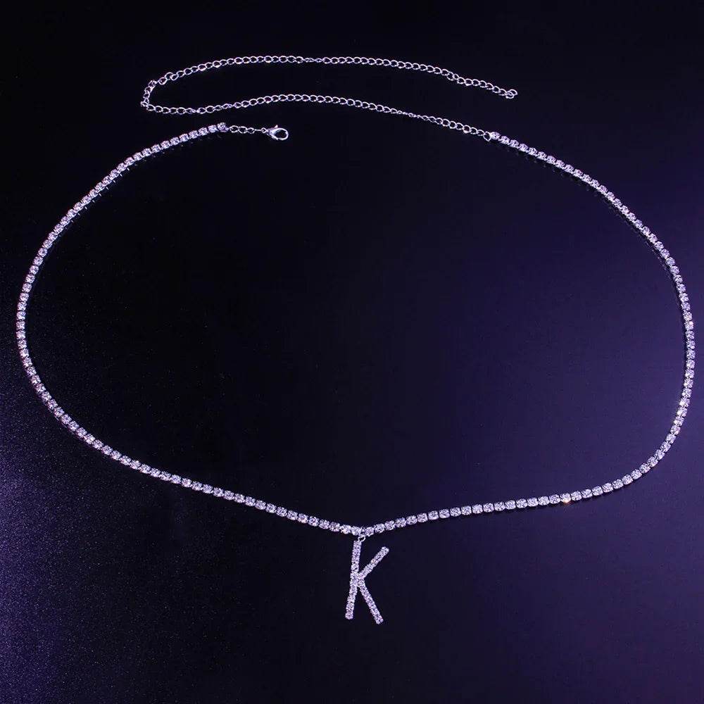 Women's Nightclub Shiny Rhinestone Waist Chain – Glamorous Accessory - ZA-Zola