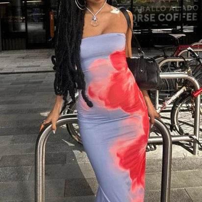 Sexy Slit Tube Dress – Elegant Summer Party Look - ZA-Zola