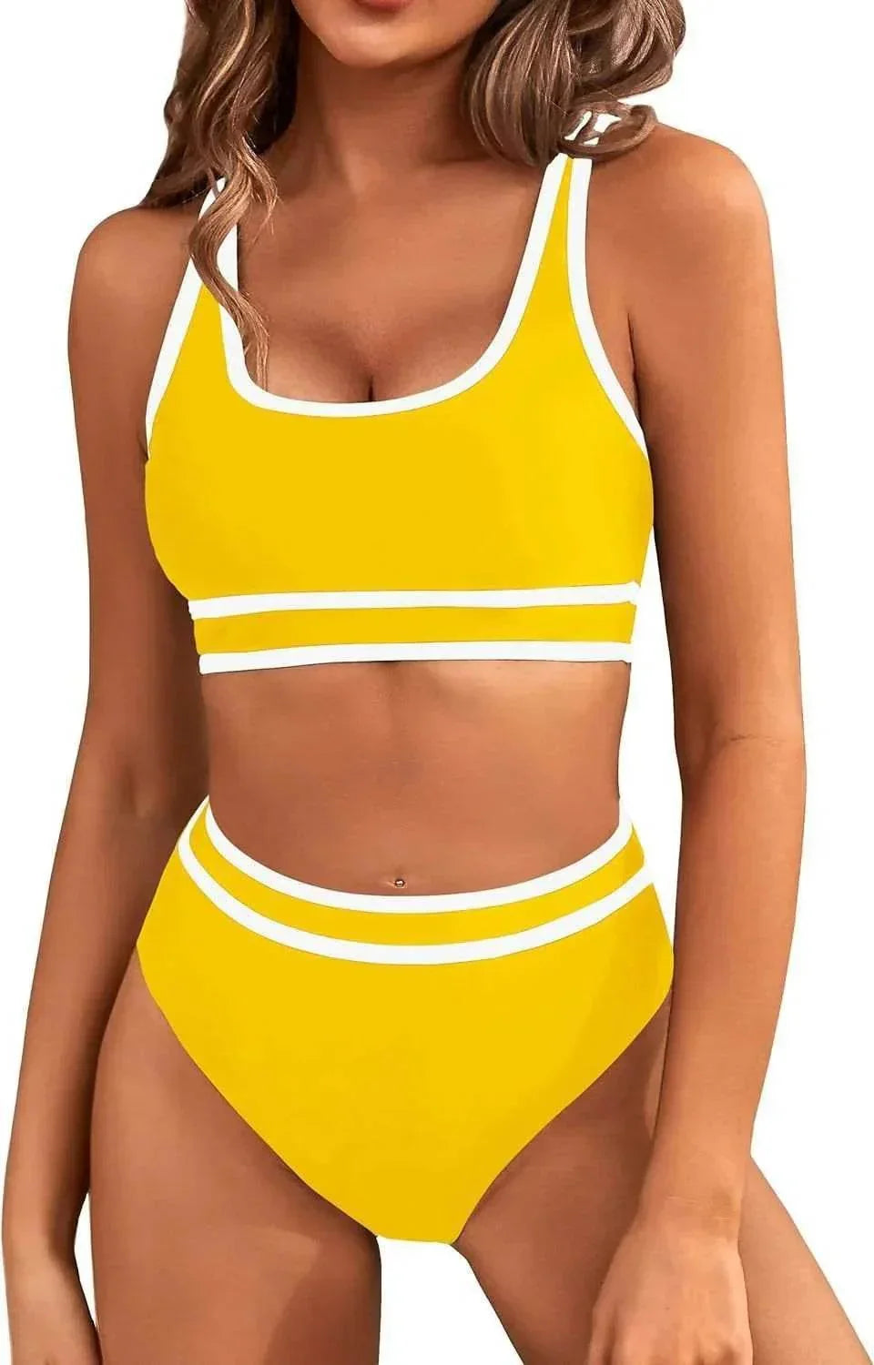 Tight-Fit Bikini | Sexy Solid Swimsuit – Buy Now - ZA-Zola