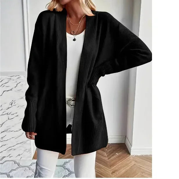 Shawl Sweater with Pockets | Casual Elegant Style - ZA-Zola