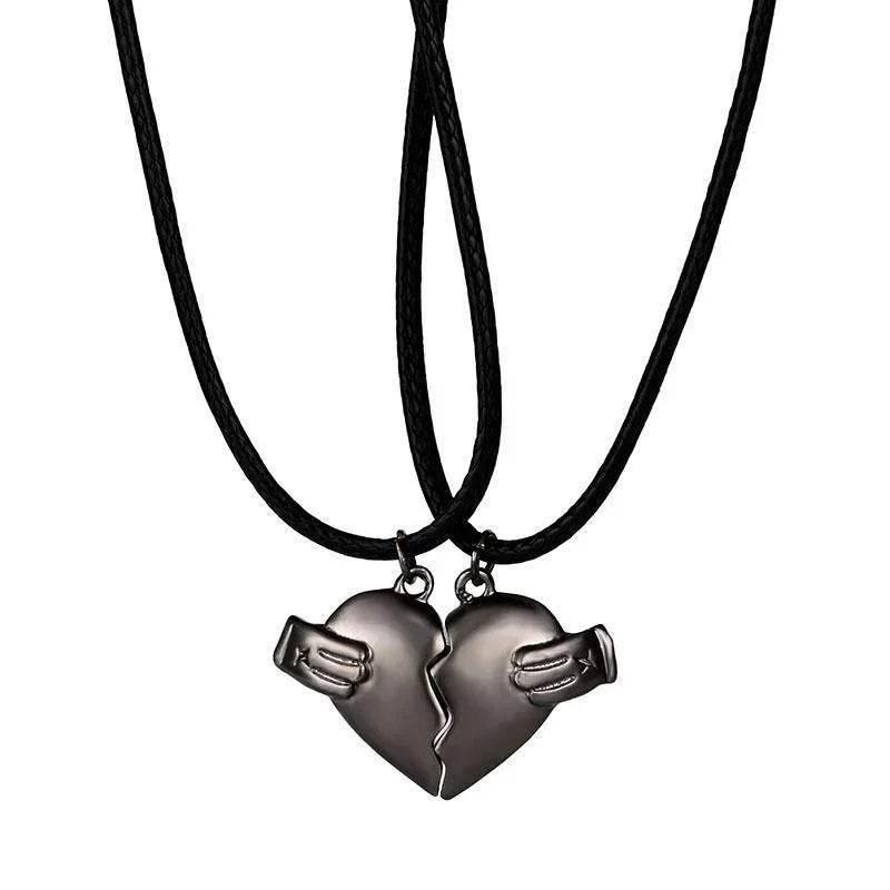 Buy Heart-Broken Magnet Love Necklace 2PCS - Perfect Gift for Couples! - ZA-Zola
