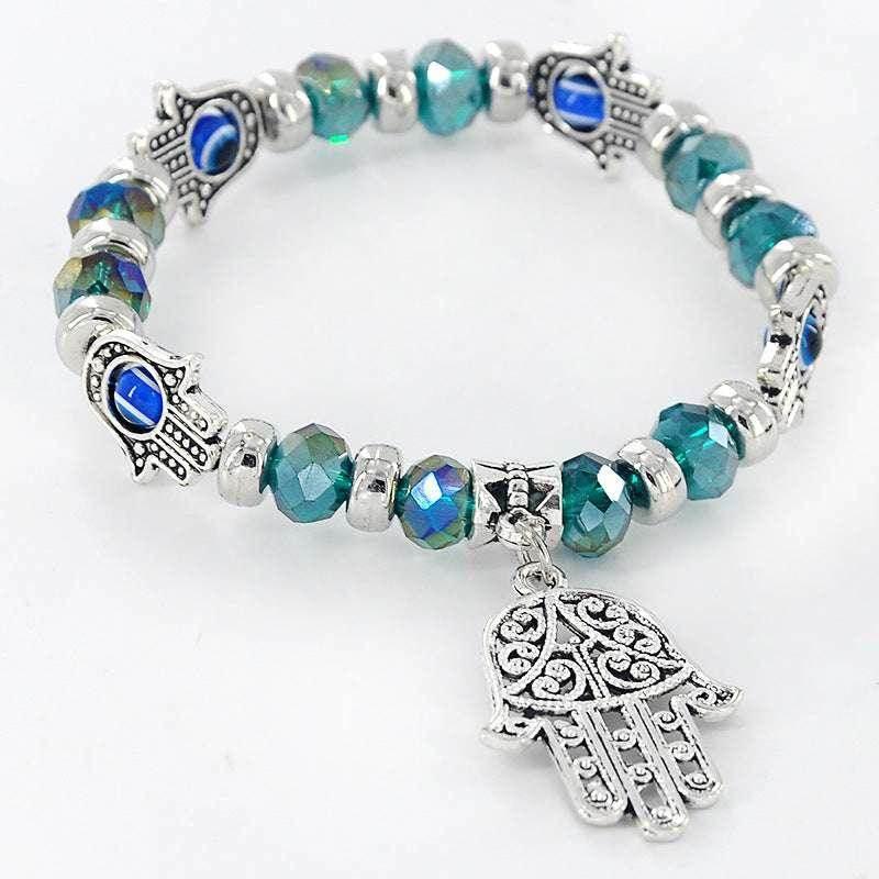 Devil's Eye Beaded Bracelet – Gemstone Protection - ZA-Zola