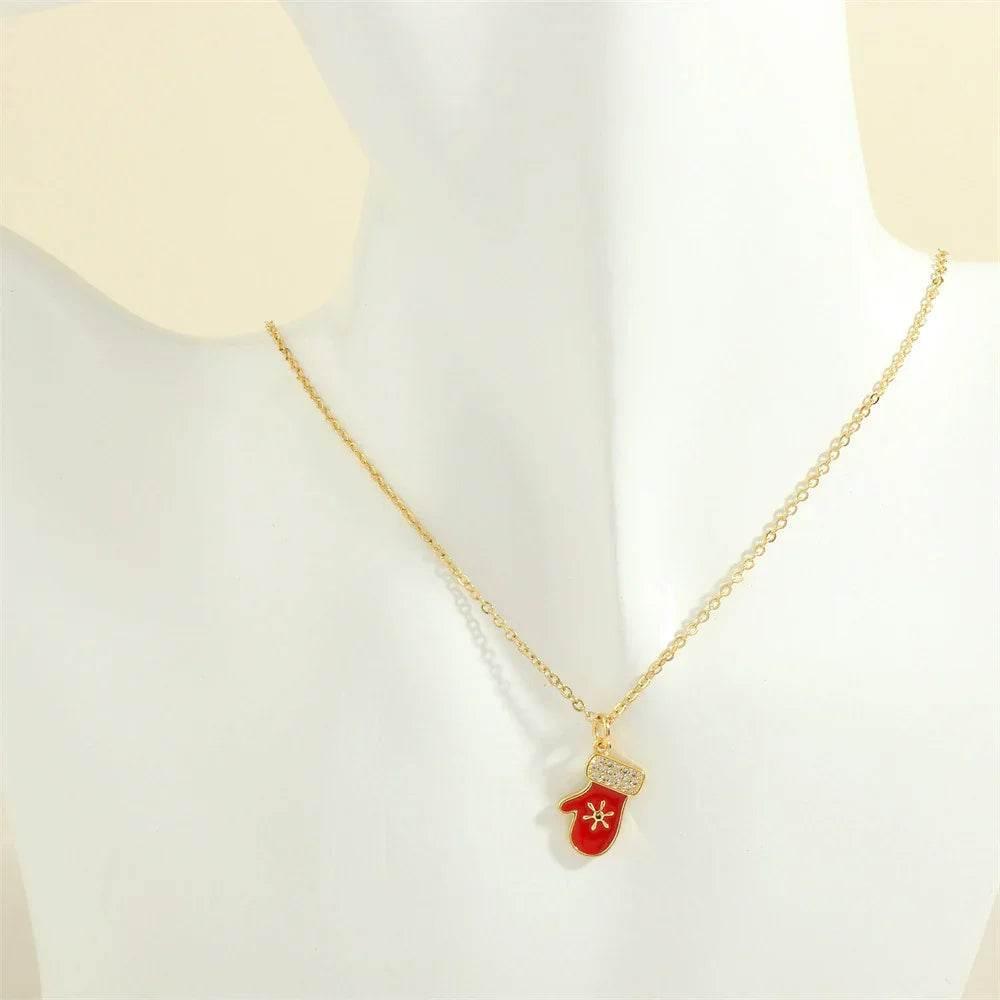Festive Christmas Tree & Santa Necklace – Shop Now - ZA-Zola