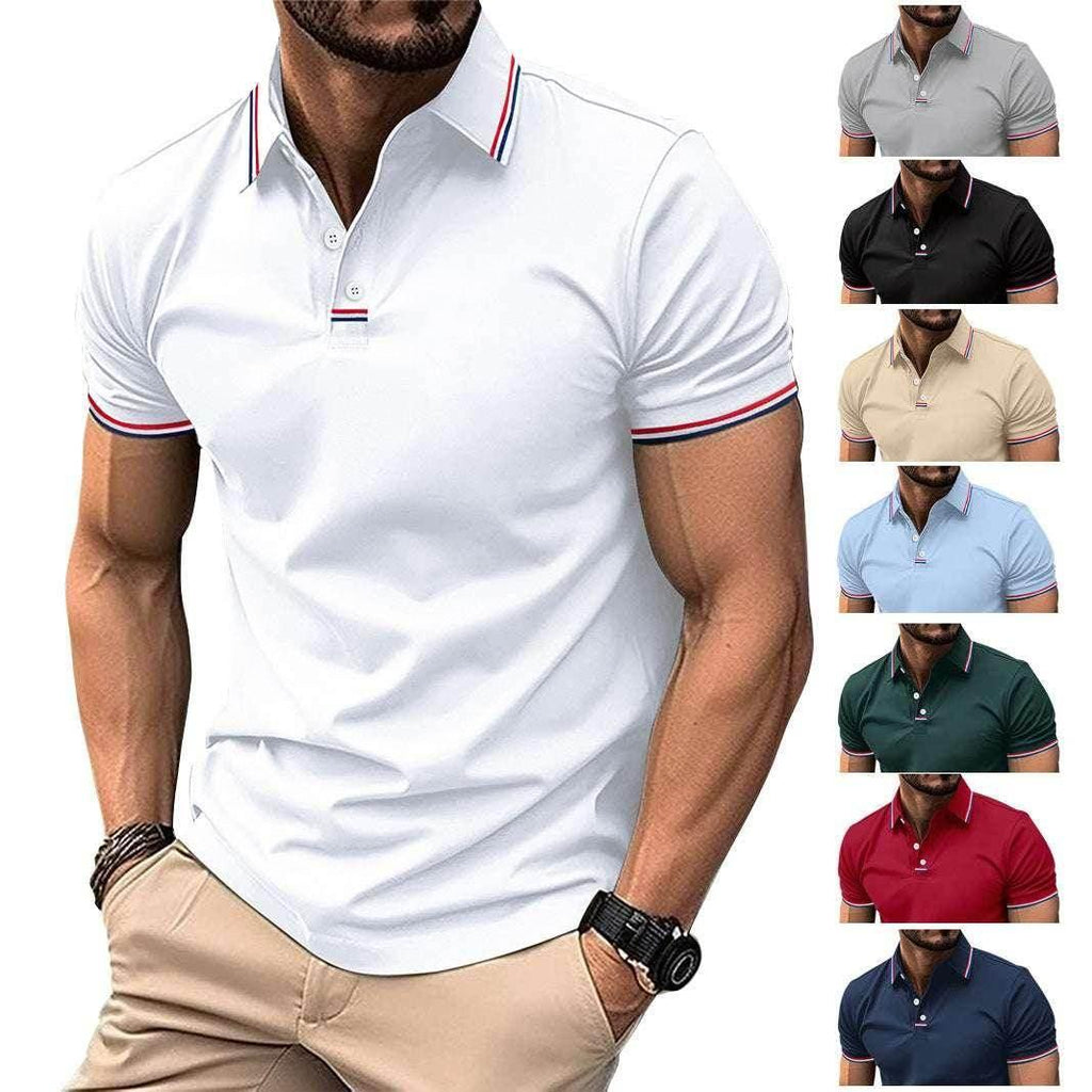 Business Pure Color T-Shirt for Men – Shop Now - ZA-Zola