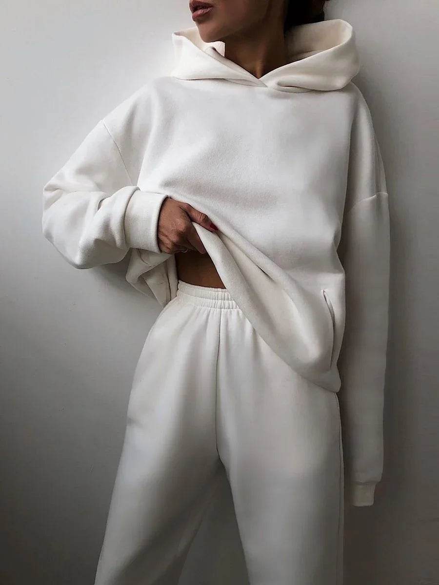 Women’s Hooded Sweater Tracksuit – Shop Now! - ZA-Zola