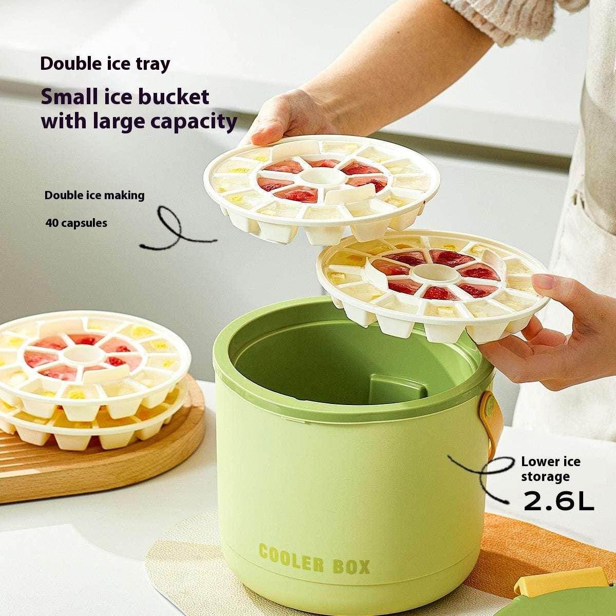 4L Camping Ice Insulation Barrel with Ice Plates - ZA-Zola