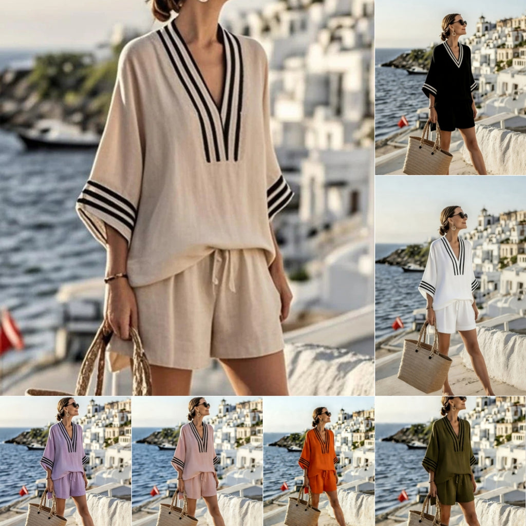 Oversized Pullover Short Pants Set | Women's Summer