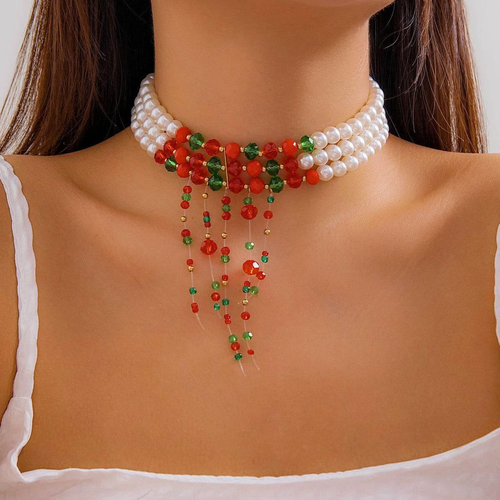ZA-Zola Gothic Pearl Women’s Necklace - ZA-Zola