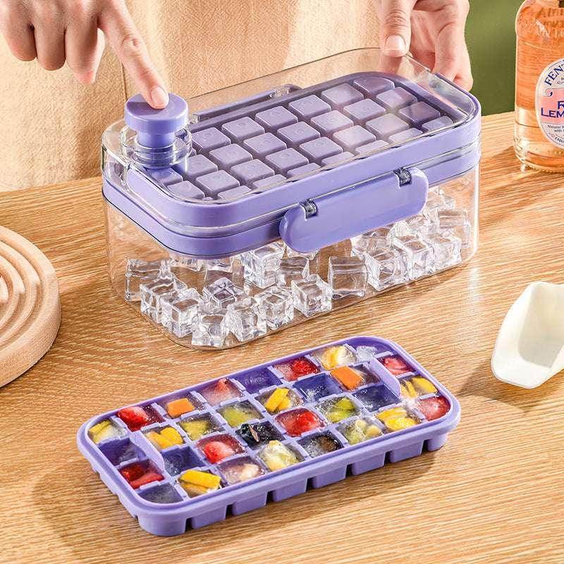 Silicone Press Ice Maker – Single & Double Layer Mold - ZA-Zola