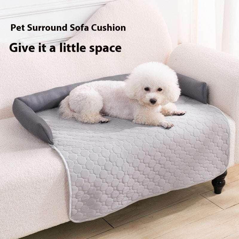Cooling Pet Sofa Cushion – Ice Silk Dog Bed - ZA-Zola