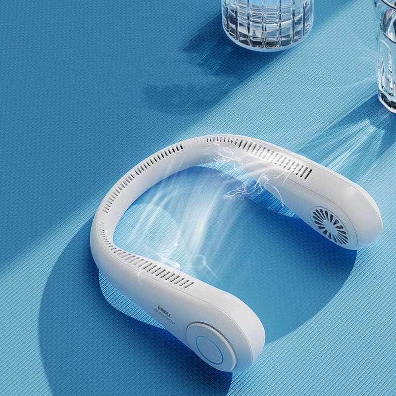 Portable Leafless Hanging Neck Fan – USB Rechargeable - ZA-Zola