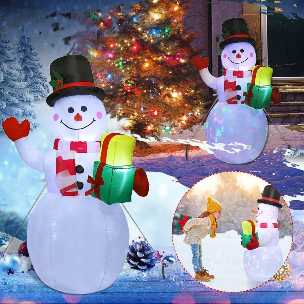 Christmas LED Inflatable Decoration — Santa, Tree & Snowman Yard Decor - ZA-Zola