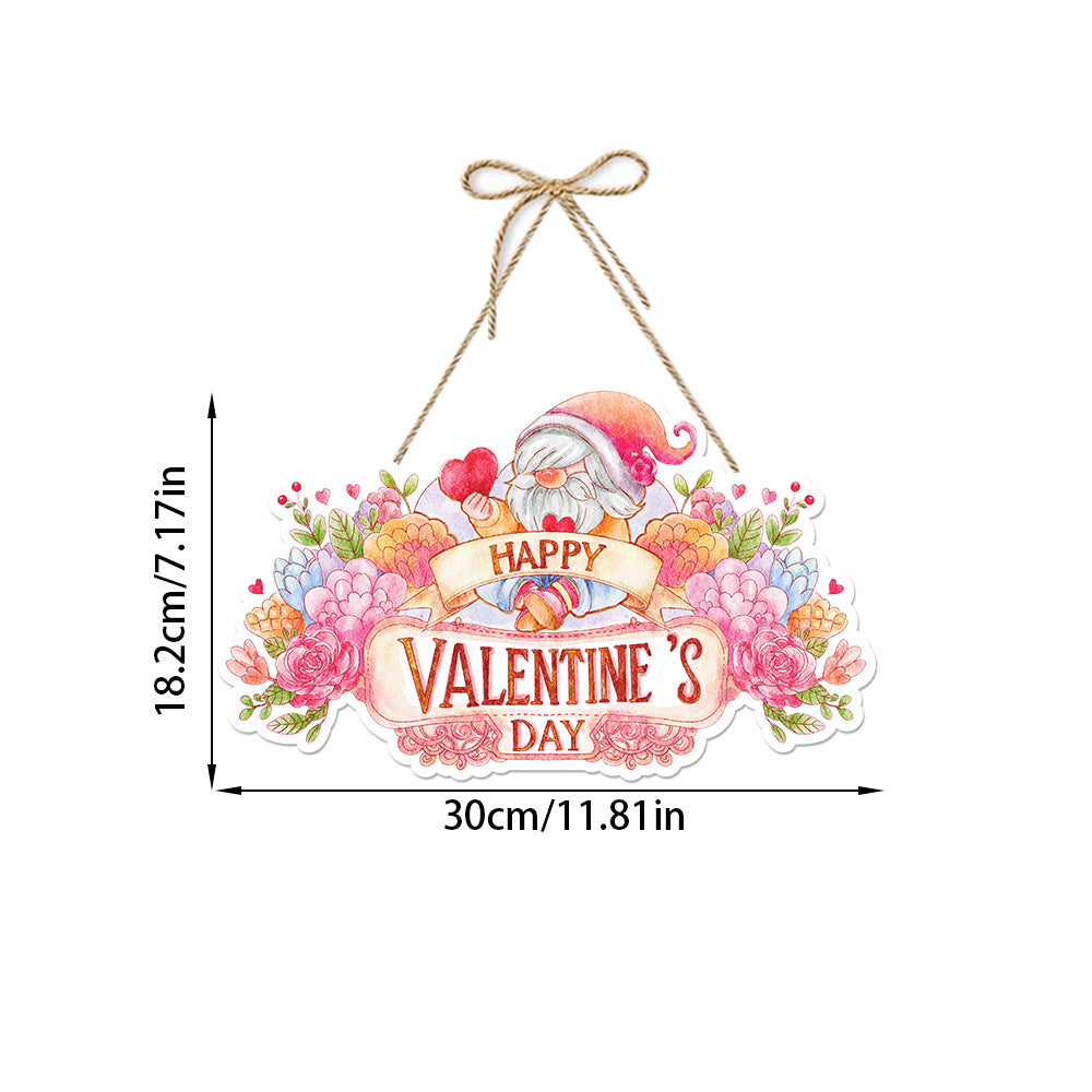 Valentine’s Day Decorative Paper Door Hanger Garland– ZA-Zola