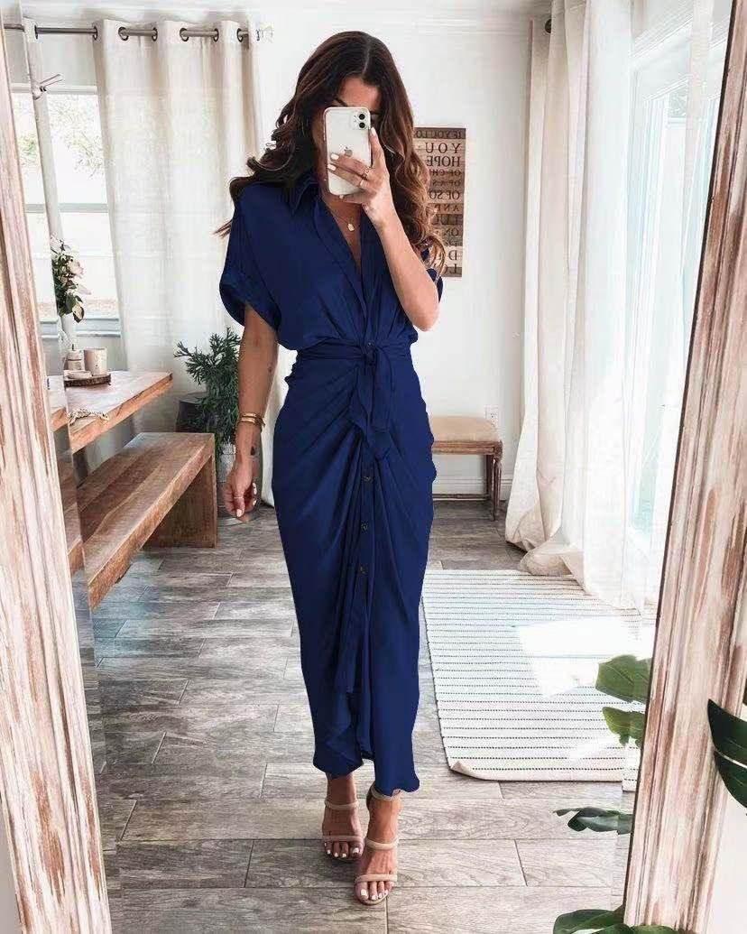 Elegant Swing Maxi Dress – High Waist Formal Look - ZA-Zola