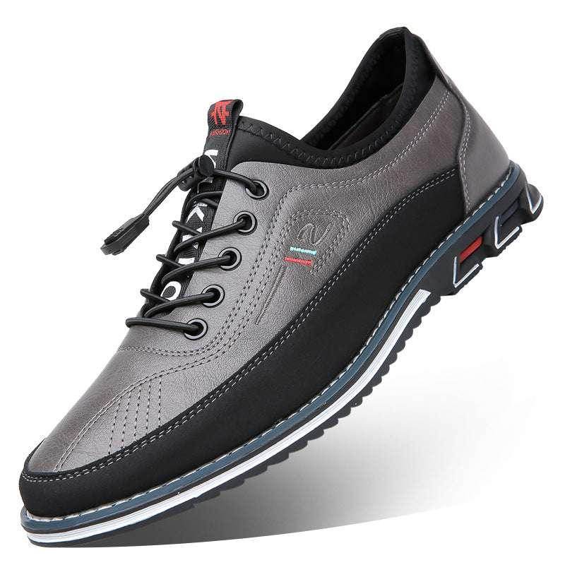 Men’s Waterproof Leather Shoes – Grip & Comfort - ZA-Zola