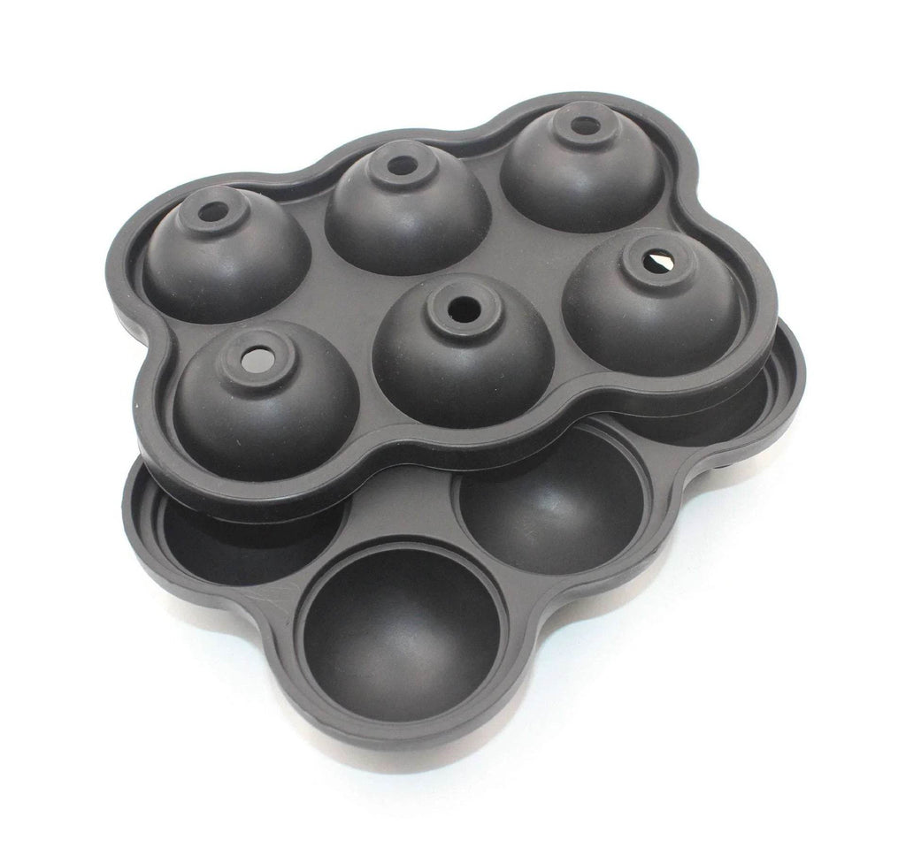 Large Silicone Ice Ball Tray – 6 Cell Sphere Mold - ZA-Zola