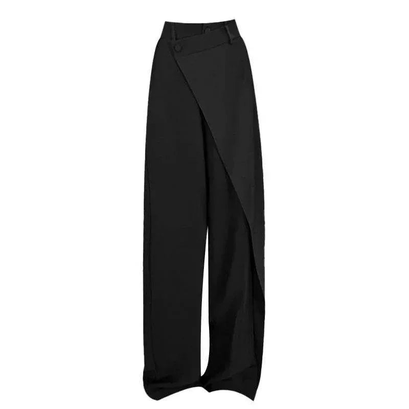 Irregular Wide-Leg Pants – Trendy Loose Fit - ZA-Zola