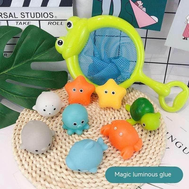 Glowing Floating Animal Bath Toys – Set of 4 - ZA-Zola