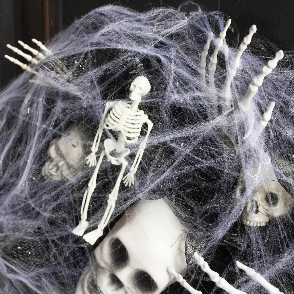 ZA-Zola Black Skull Mesh Garland Halloween Decor - ZA-Zola