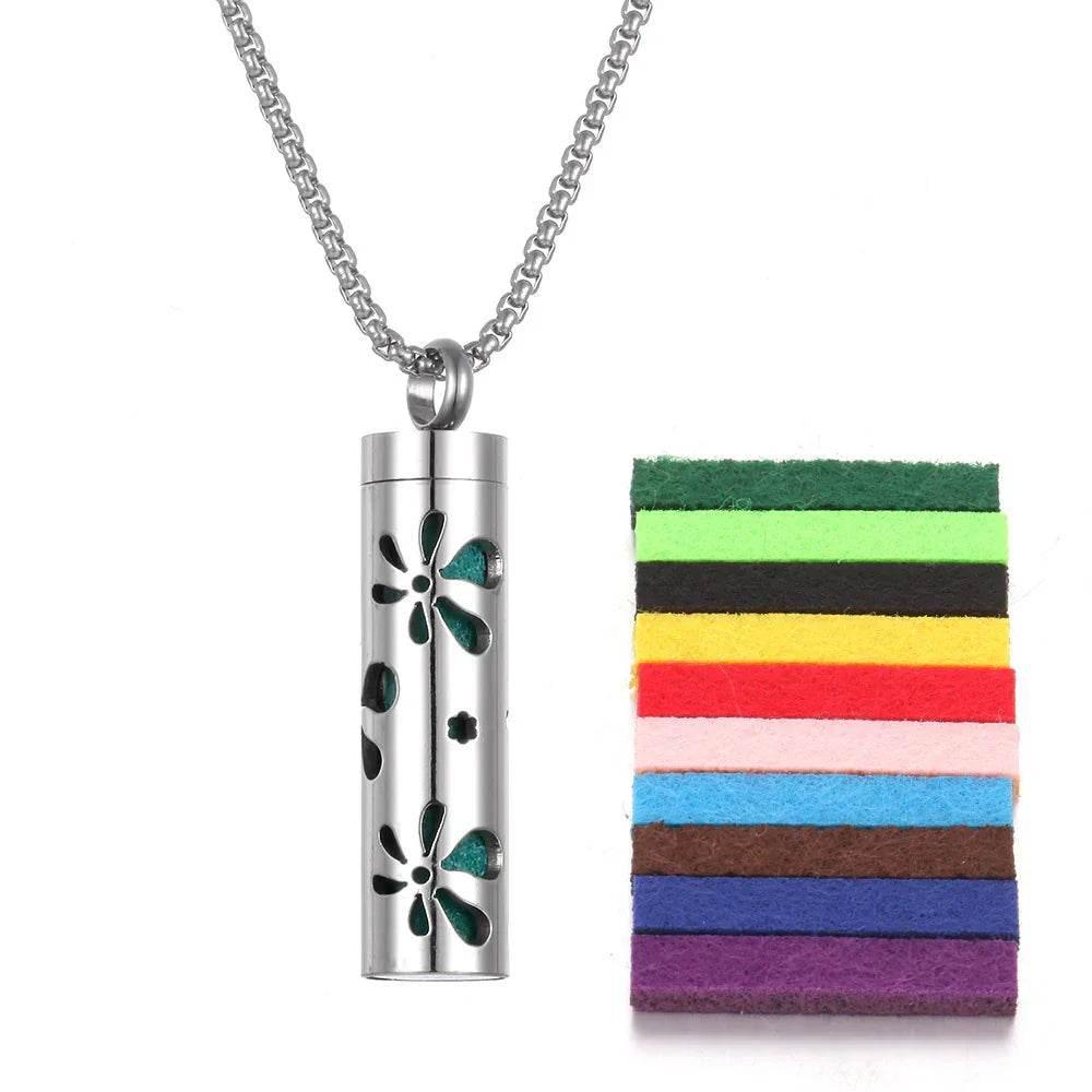 Titanium Aromatherapy Pendant Necklace - ZA-Zola