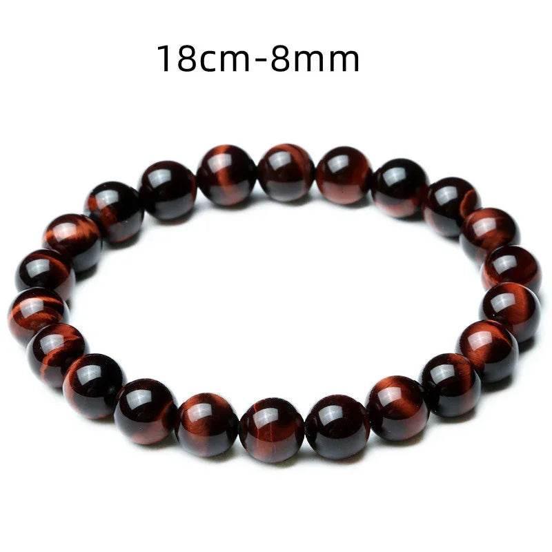 Red Tiger Eye Vintage Bracelet - Anti-Fatigue 8mm - ZA-Zola