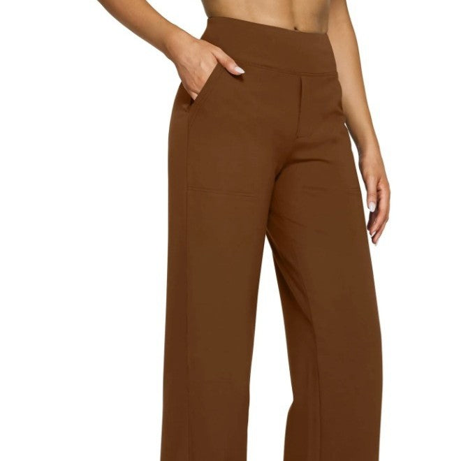 Women's High Waist Straight Trousers Outfit Ideas