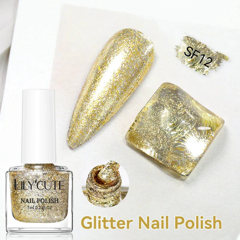 Metallic Mirror Nail Polish – Quick-Dry, No Baking Needed - ZA-Zola