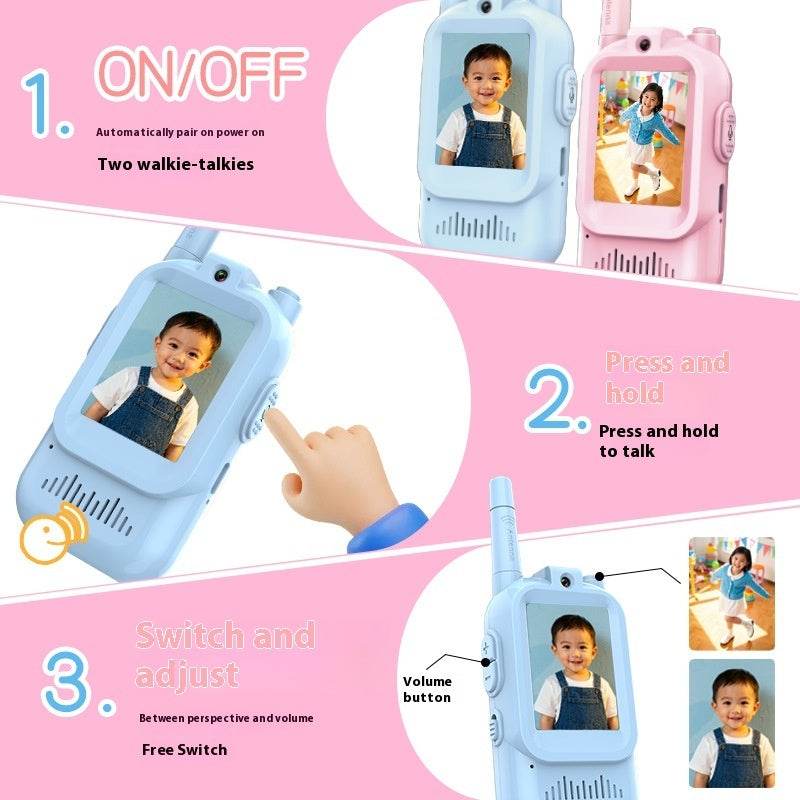 Mini Video Wireless Walkie Talkies for Kids 2 Pack - ZA-Zola