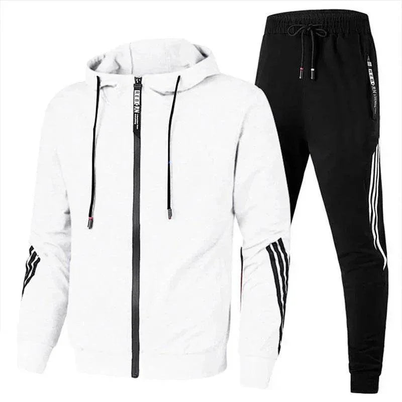 Men's Hooded Sports Set – Tracksuit for All Seasons - ZA-Zola