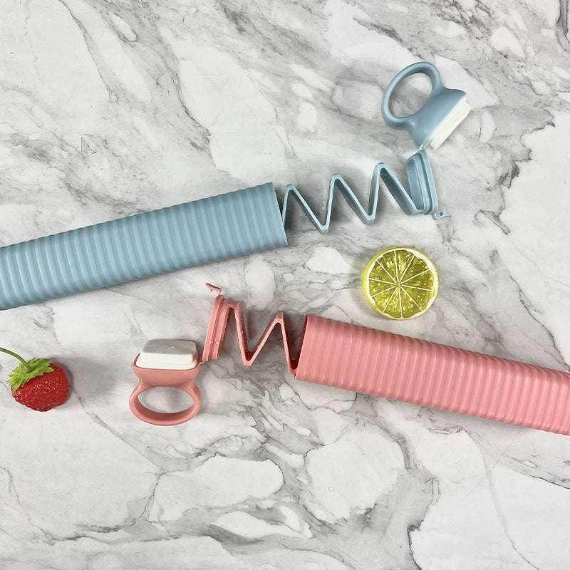 Food Grade Plastic Ice Tray – Pink or Blue 350ml - ZA-Zola