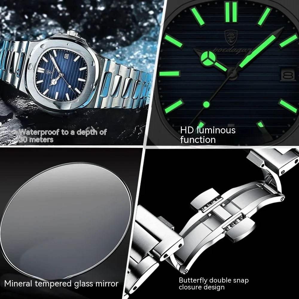 Waterproof Men's Quartz Watch – Business Style - ZA-Zola