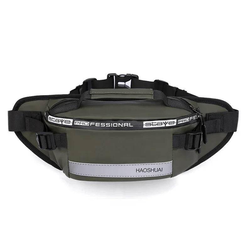 Reflective Waist Bag for Men – Cool Style Crossbody Pack for Travel, Running & Cycling - ZA-Zola