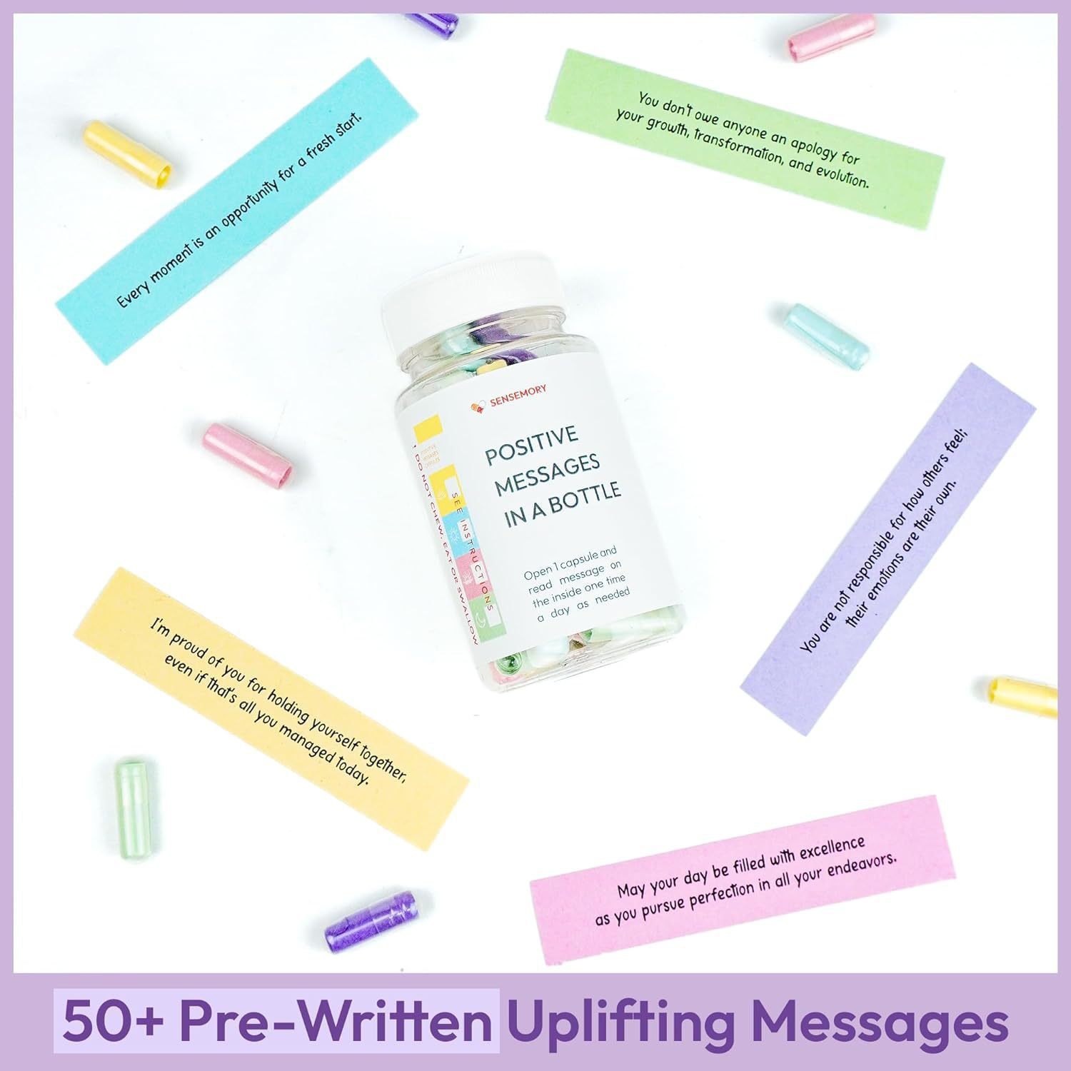 Love Messages in a Bottle Gift | Long Distance Capsule Notes