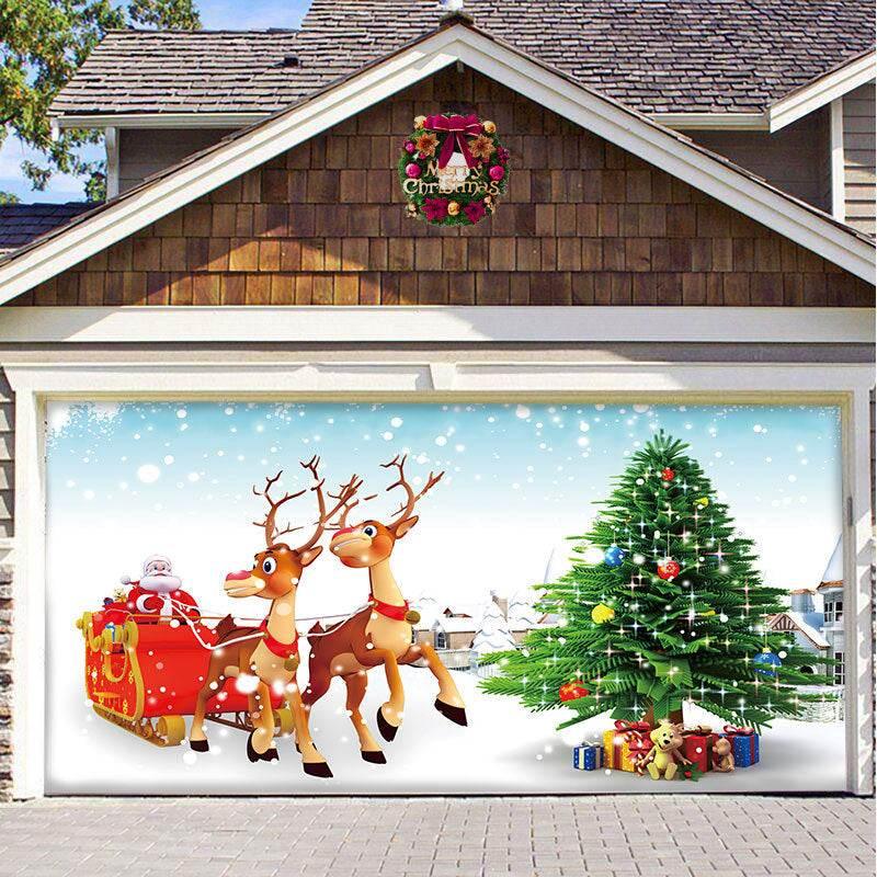 Christmas Background Hanging Cloth for Door & Wall Décor - ZA-Zola