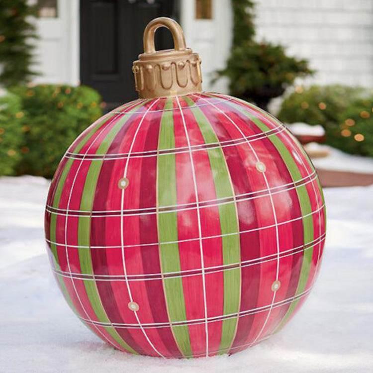 Inflatable Christmas Ornament Ball 60CM Outdoor PVC - ZA-Zola