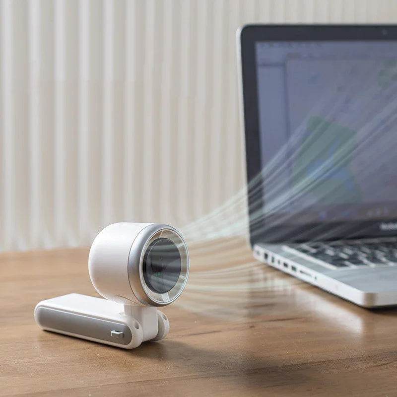 Mini Turbo Folding Fan with Neck & Desk Use - ZA-Zola