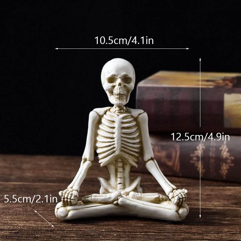 ZA-Zola Halloween Horror Yoga Skull Skeleton Ornaments - ZA-Zola
