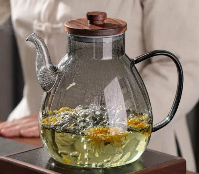 High-Temperature Resistant Glass Teapot – 1L+ - ZA-Zola