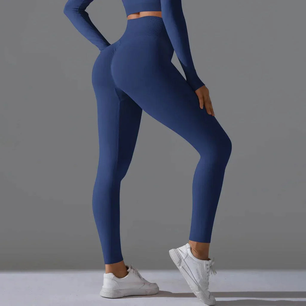 Seamless High Waist Nude Feel Yoga Pants – Slim Fit & Comfortable - ZA-Zola