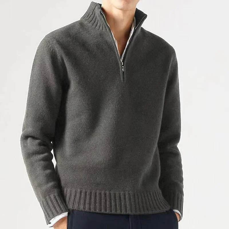 Men's Thickened Thermal Sweater - Slim Fit Style - ZA-Zola