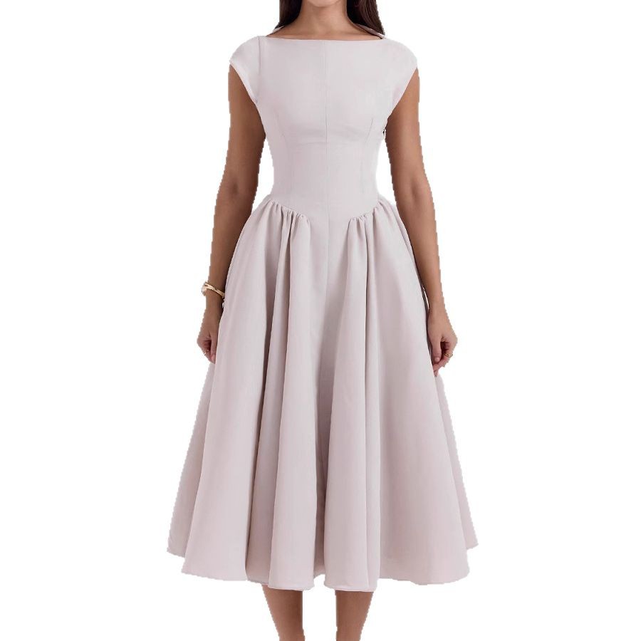 White dress on a white background