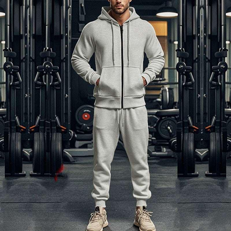 Casual Fleece Two Piece Suit | Warm Winter Set - ZA-Zola