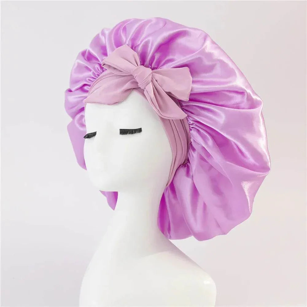 Silk Satin Bonnet for Sleeping – Hair Protection Cap - ZA-Zola
