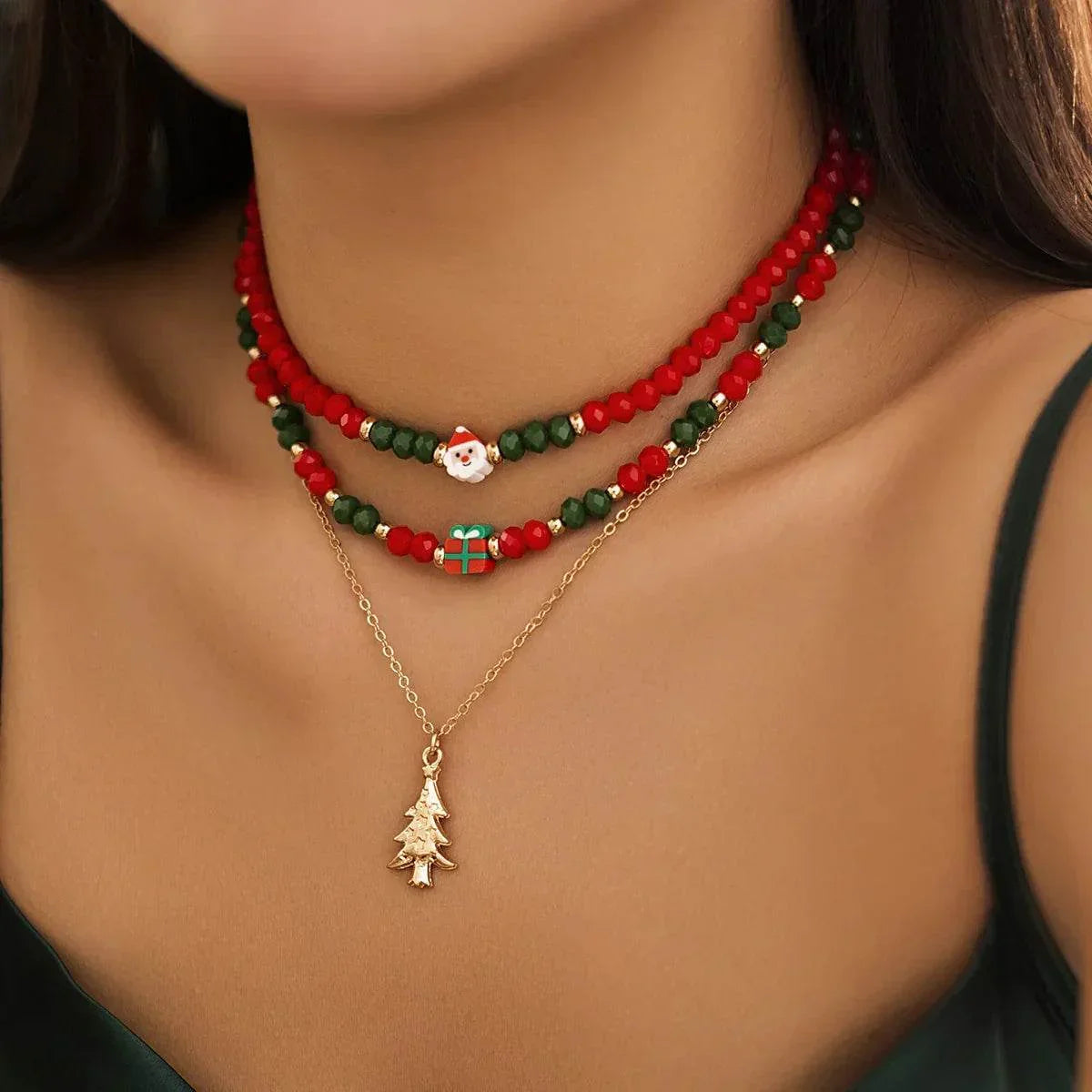 Shop Christmas Snowman Necklace – Festive Crystal Charm - ZA-Zola