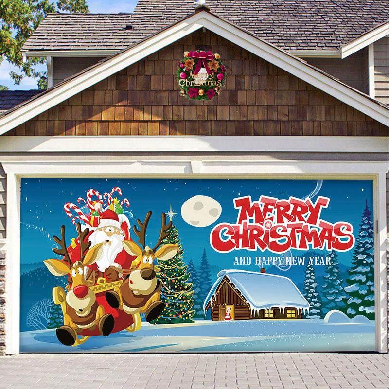 Christmas Background Hanging Cloth for Door & Wall Décor - ZA-Zola