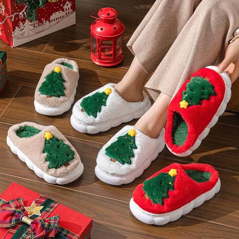 Christmas Tree Slippers – Cozy Festive Comfort - ZA-Zola