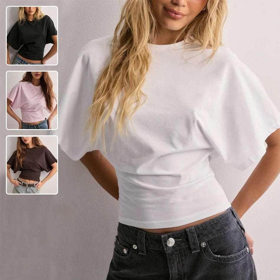 Women’s Batwing Sleeve INS Fashion T-Shirt - ZA-Zola