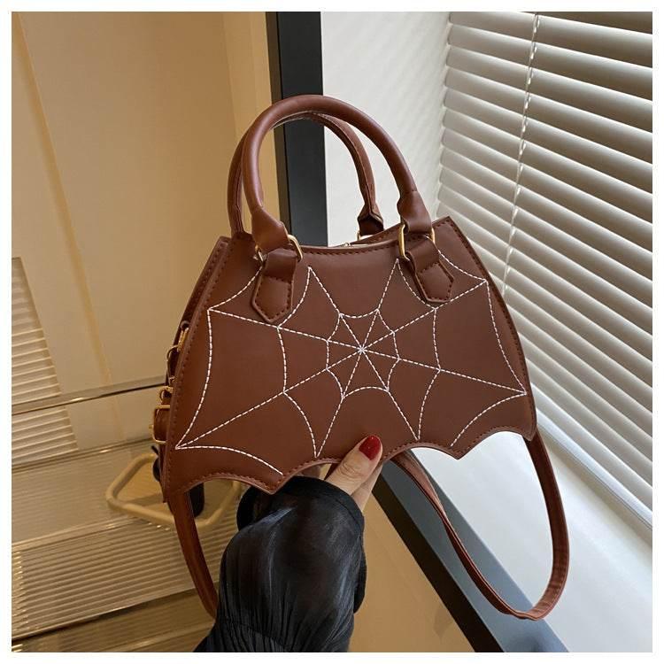 ZA-Zola Halloween Spider Web Crossbody Saddle Bag - ZA-Zola