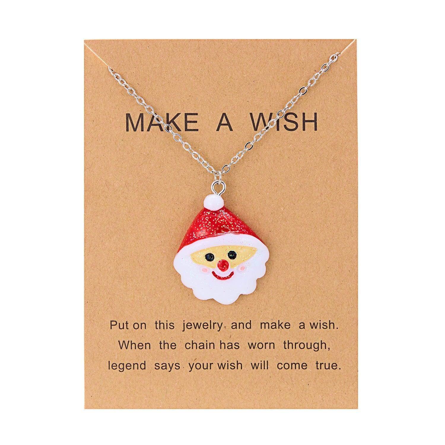 Shop Cute Cartoon Christmas Necklace – Festive Charm - ZA-Zola